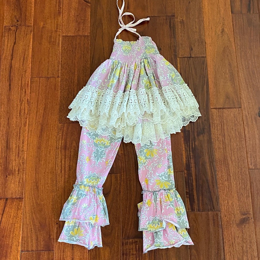 Mustard Pie Paisley Matching Set!